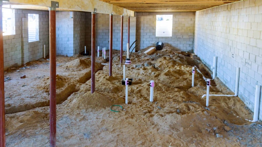 Basement Underpinning VS Benching