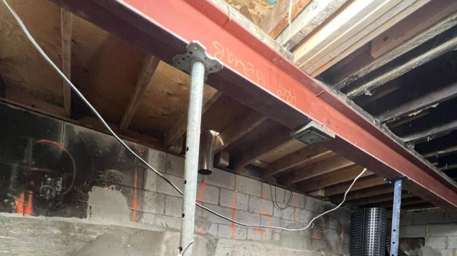Beam and Base Basement Underpinning in Hamilton by Will Fix