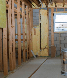 Basement underpinning before