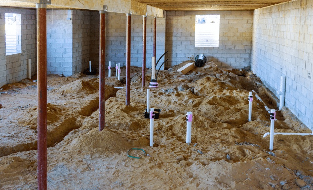 Basement reinforcement process