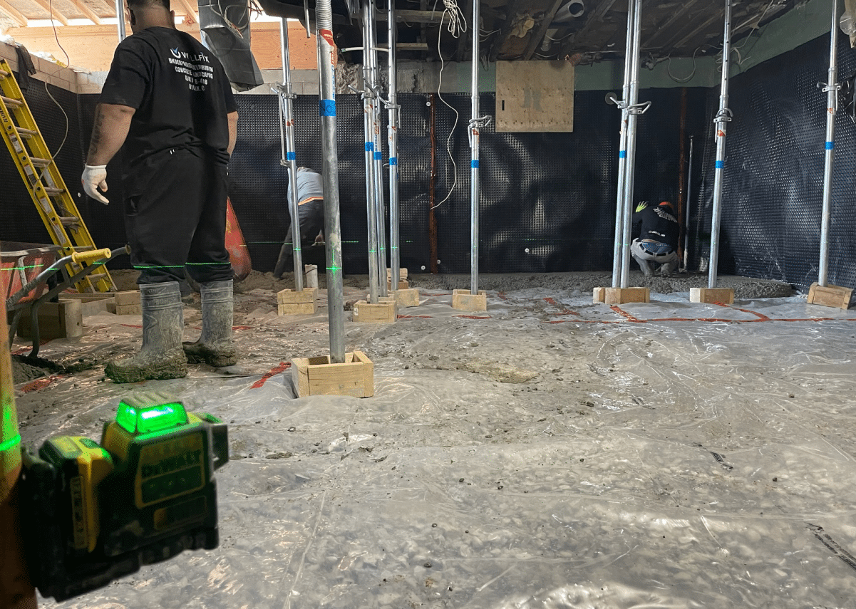 Load-bearing wall reinforcement